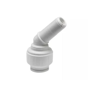 Dreibar albue 135 grader 15 mm John Guest hurtigkobling