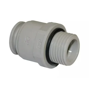 Rett adapter 15 mm til 1/2" BSP John Guest hurtigkobling