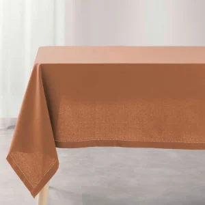 Charline Mocha – Ensfarget bomullsduk 140 x 240 cm