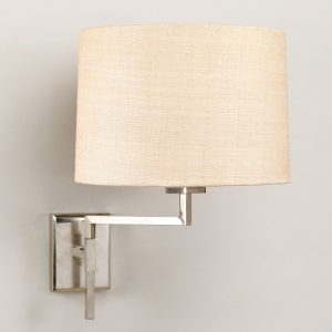 Knox Swing Arm vegglampe | Nikkel