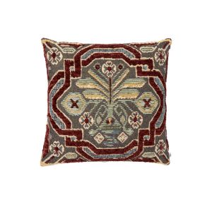 Astrid Geometric pute | Burgundy/green