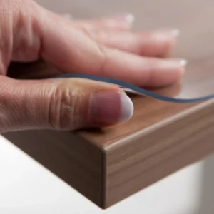 Kraftig gjennomsiktig voksduk i klar plast – 2,0 mm / 150 cm