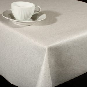 Metal Sølv - Vakker akrylduk med lurex, 150 cm bred