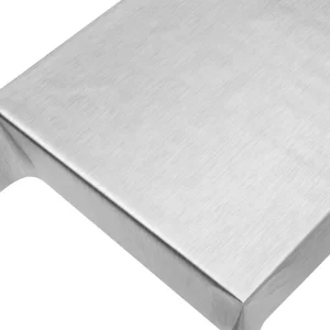 Julevoksduk - Ensfarget voksduk i metallic sølv
