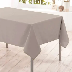 Nelson, ensfarget rektangulær duk med flekkavvisende behandling 145 x 300 cm - Mastic