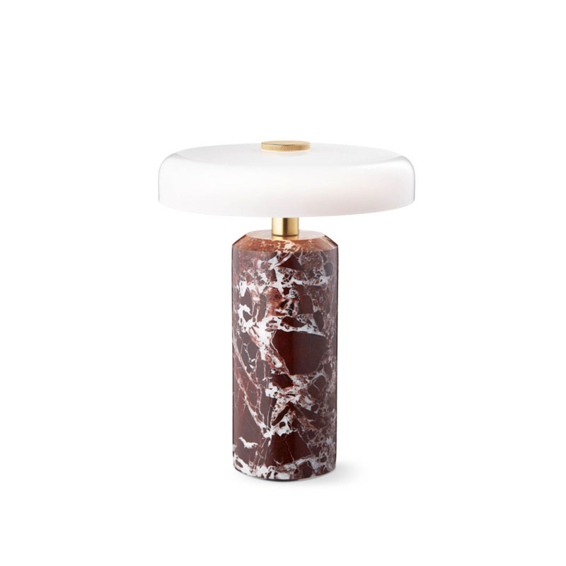 Trip Oppladbar Bordlampe | Burgundy/Opal - Image 2