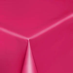 Uni Color – Ensfarget halvblank voksduk, 140 cm bred – Fuksia