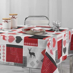 Valtho Red, juleduk med flekkavvisende behandling, 150 x 240 cm